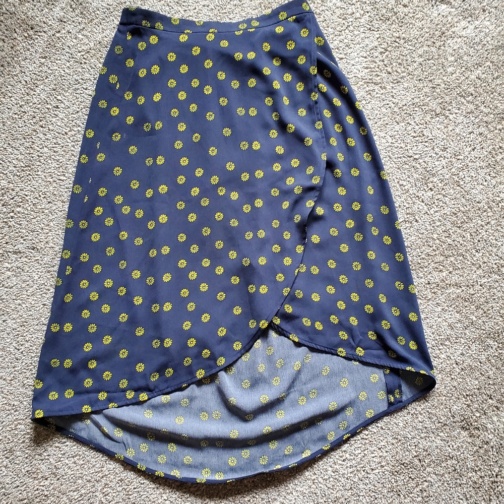 J. Crew Womens High-Low Skirt Autumn New Without Tags / Small